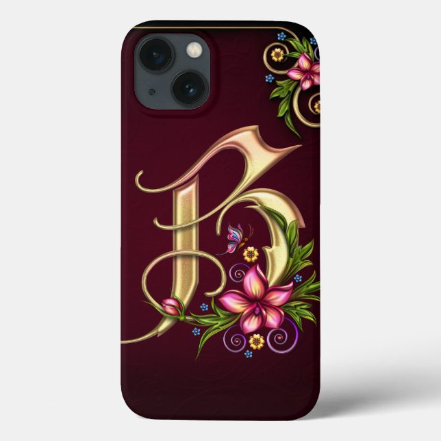 B Monogram-iPad Air Hüllen (Rückseite)