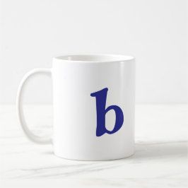  B Monogram White Classic Mug Kaffeetasse
