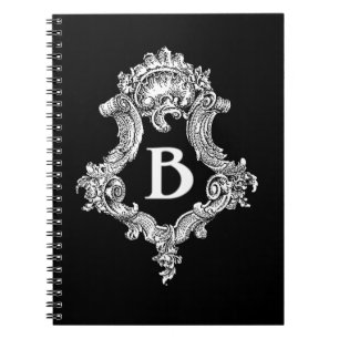 B Monogramm Notizblock