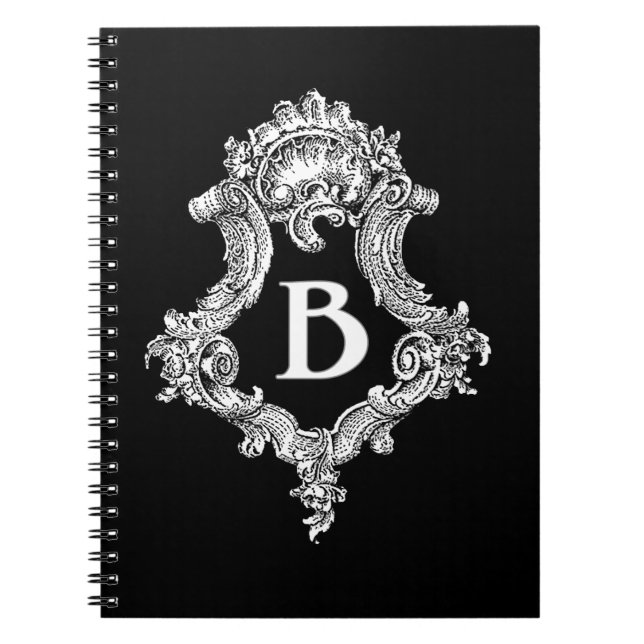 B Monogramm Notizblock (Vorderseite)