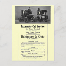 B+O BahnTaxameter Taxameter 1908 Postkarte