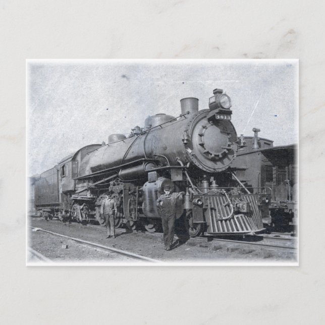 B & O Dampflokomotive 4013 Postkarte (Vorderseite)