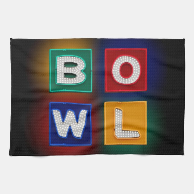 B O L Neon Geschirrtuch (Horizontal)