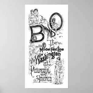 B&O Railroad - Die Modellbahn 1869 Poster