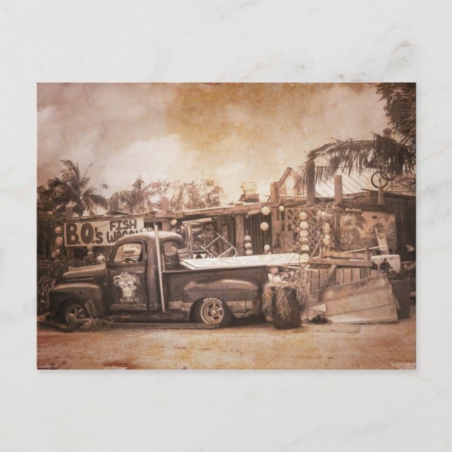 B.O.'s Fishwagon Postkarte (Vorderseite)