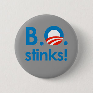 B.O. Stinks / Anti-Obama Button