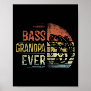 B Opa jemals Angelgeschenke Opa Geburtstag Vint Poster