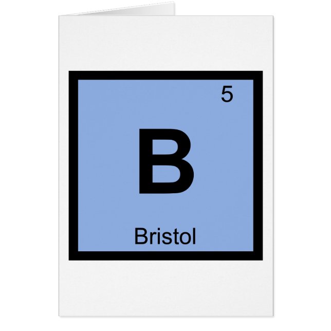 B - Periodische Tabelle der Bristol Connecticut Ch (Vorne)