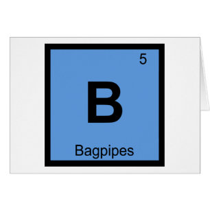 B - Periodisches Tabellensymbol der Bagpipe Music 
