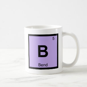 B - Periodisches Tabellensymbol für Oregon Chemist Tasse