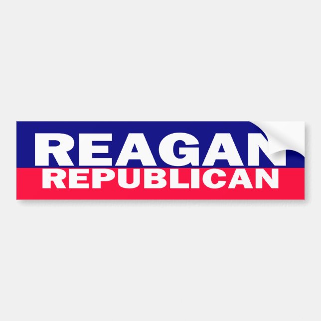 b_reaganrepublican autoaufkleber (Vorne)