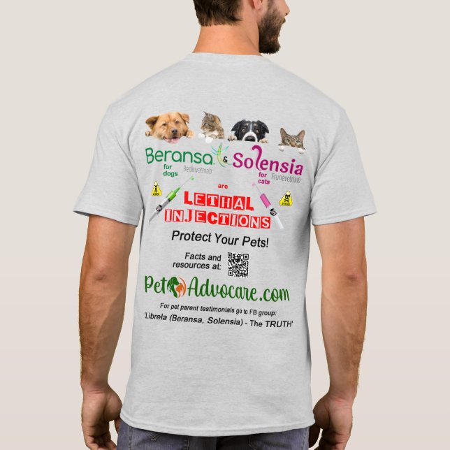 B & S sind letale Injektionen T-Shirt (Rückseite)