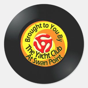 B Seite 1 Runder Aufkleber