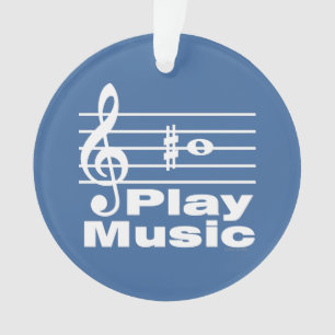 B Sharp Musical Notation Ornament