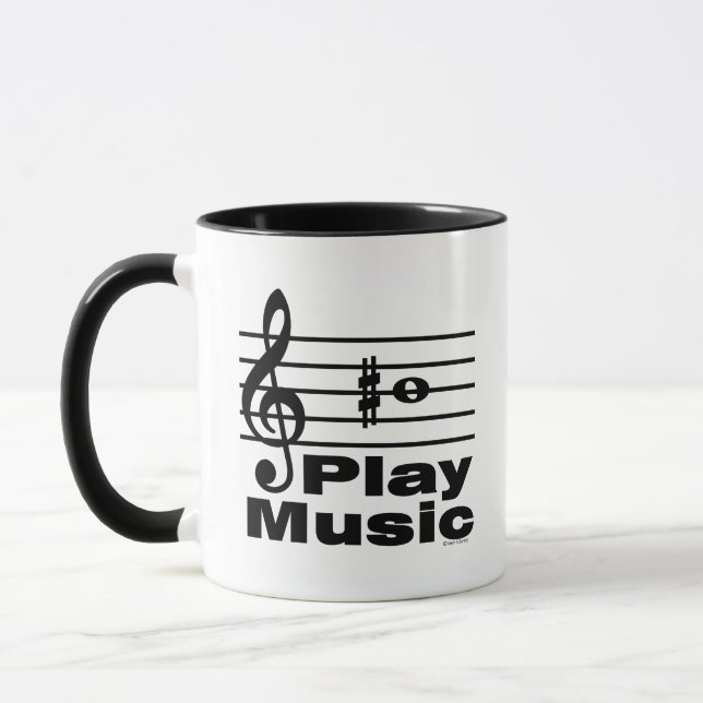 B Sharp Musical Notation Tasse (Links)