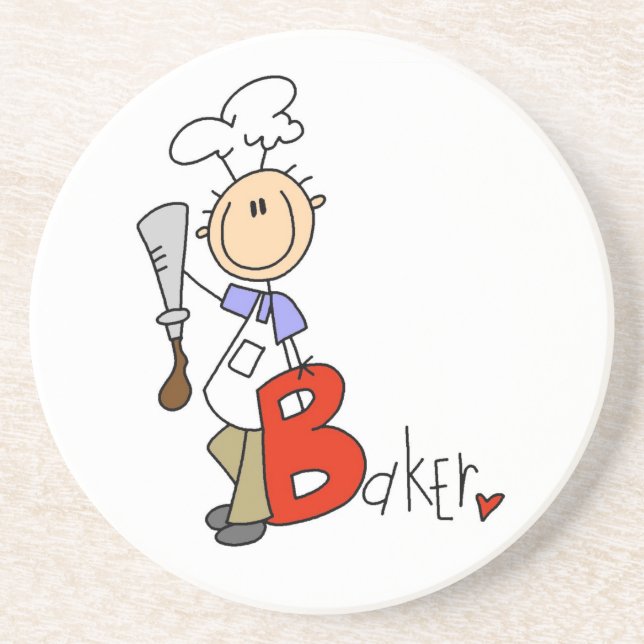 B steht für Bäcker Untersetzer (Vorne)