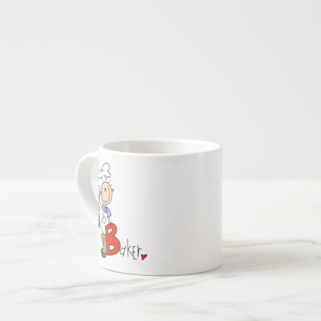 B steht für Baker Espressotasse (Vorderseite Links)