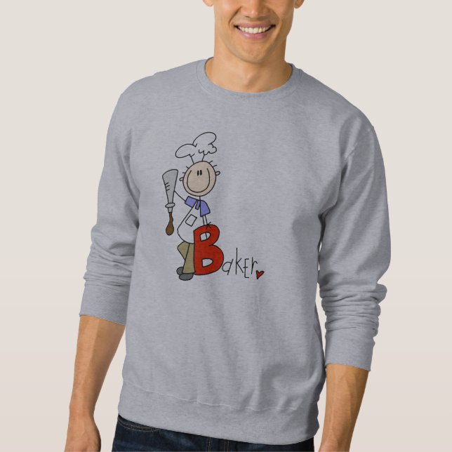 B steht für Baker Sweatshirt (Vorderseite)