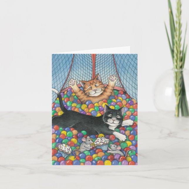 B & T #8 Geburtstag Hinweis Karte (Vorderseite)