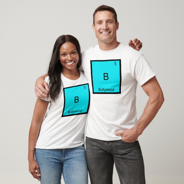 B - T-Shirt "Bollywood Funny Chemistry Element" (Unisex)
