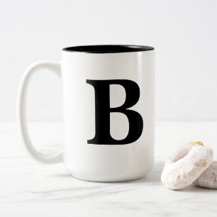 B-Tasse Zweifarbige Tasse