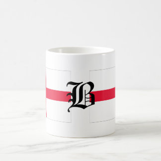 B-Text Englisch-Flagge Kaffeetasse