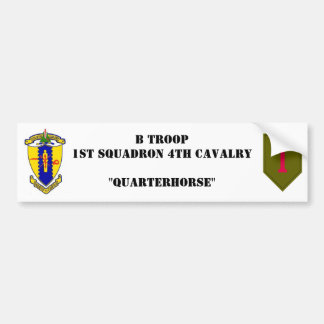 B-Truppe Autoaufkleber