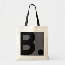 B - Typografie-Tragetasche