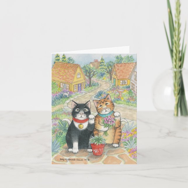 B u. nachbarschaftliche hallo-Anmerkung T #51 Karte (Vorderseite)