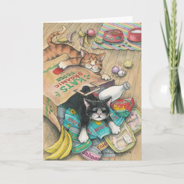 B u. T #4 danken Ihnen zu merken Dankeskarte (Vorderseite)