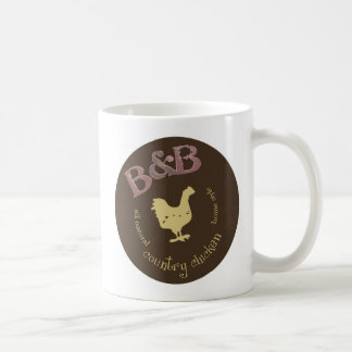 B- und b-Land-Huhn-Tasse Kaffeetasse
