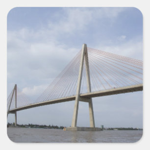 B. Vietnam, Ho Chi Minh City alias Saigon). Delta Quadratischer Aufkleber