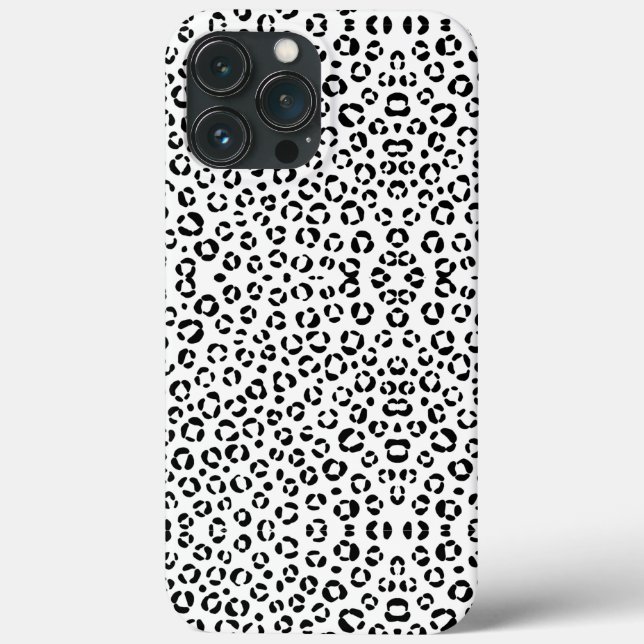 B&W Animal Print Sherpa Blanket Case-Mate iPhone Hülle (Rückseite)