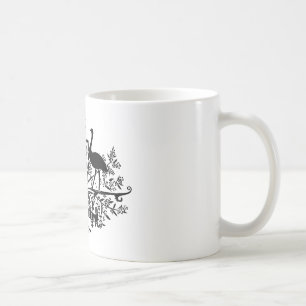 B/W Australien Wappen Tasse