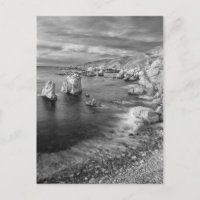 B&W Beach Coast, Kalifornien