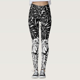 B&W belaubte Leggings