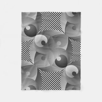 B/W Bilanz von Kenneth Yoncich Fleecedecke