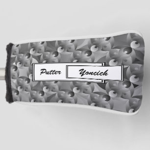 B/W Bilanz von Kenneth Yoncich Golf Headcover