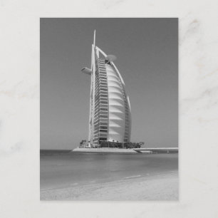 B&W Burj Al Arab Postkarte