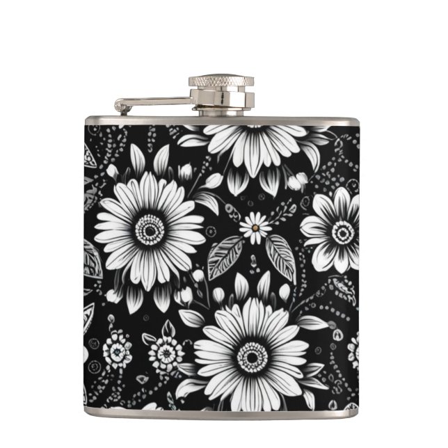 B&W Daisy Dose Flachmann (Vorderseite)