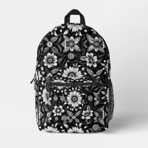 B&W Daisy-Dosis Bedruckter Rucksack