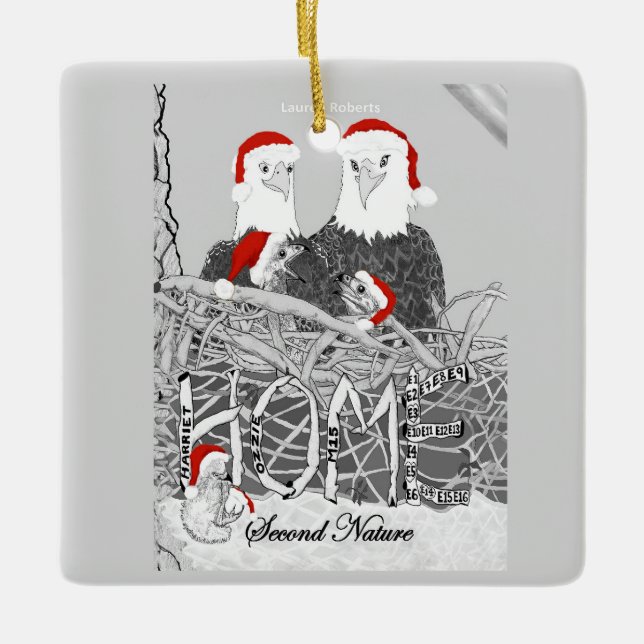 B+W Eagle Santa Ornament Harriet Ozzie M15 Es ZUHA (Vorderseite)