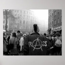 B & W Fine Art Fotograf Berlin Punk Poster