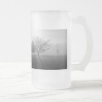 B&W Foggy Morning Mattiert Glass Beer Tasse
