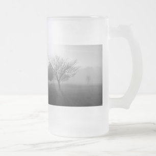 B&W Foggy Morning Mattiert Glass Beer Tasse
