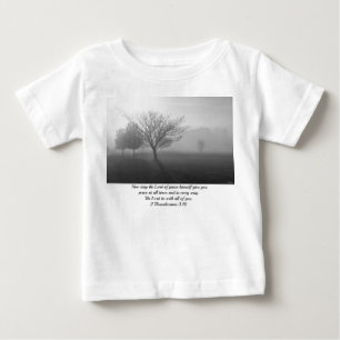 B&W Foggy Morning Sunrise Baby T-shirt