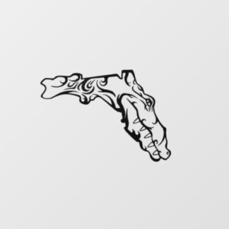 B&W Gator Tribal UoF Fensteraufkleber