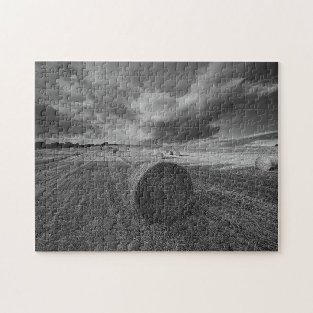 B&W Gersten-Feld Puzzle (Horizontal)