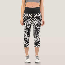 B&W Harmony Capri Leggings