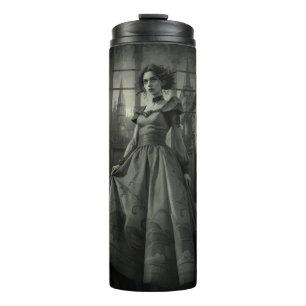 B&W Lady Thermosbecher